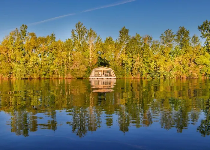 Maison flottante - Houseboat - Baurech Insolite
