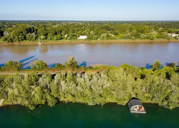 Maison flottante - Houseboat - Baurech Insolite